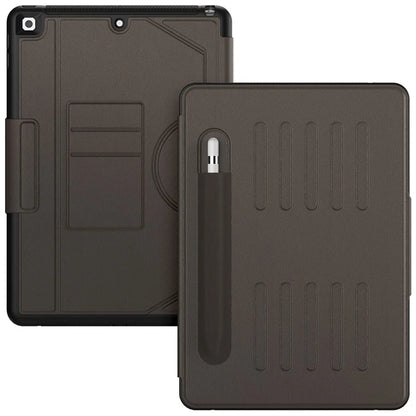 For iPad 10.2 (2021) / 10.2 (2019) / 10.2 (2020) Case Shockproof Card Holder Flip Tablet Cover with Pen Slot