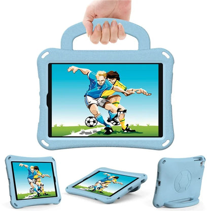 For iPad Mini / Mini 2 / mini 3 / mini 4 / mini (2019) 7.9 inch Kickstand Case Soccer-Pattern EVA Tablet Hard Cover