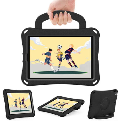 For iPad Mini / Mini 2 / mini 3 / mini 4 / mini (2019) 7.9 inch Kickstand Case Soccer-Pattern EVA Tablet Hard Cover