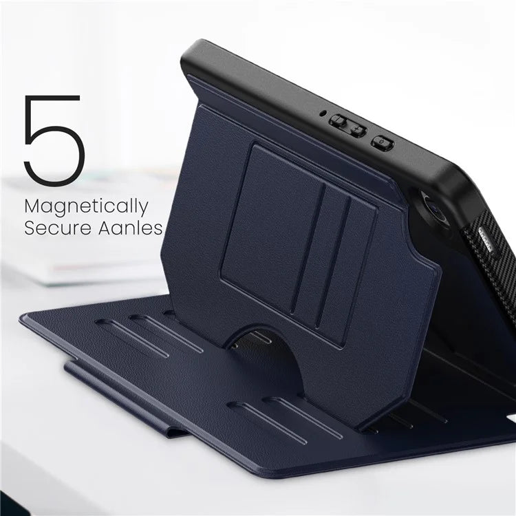 For Samsung Galaxy Tab A9+ SM-X210 / X216 / X218 Case 5-Level Stand Pen Slot Tablet Cover