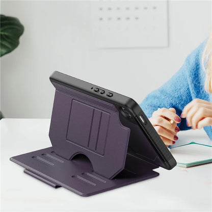 For Samsung Galaxy Tab A9+ SM-X210 / X216 / X218 Case 5-Level Stand Pen Slot Tablet Cover