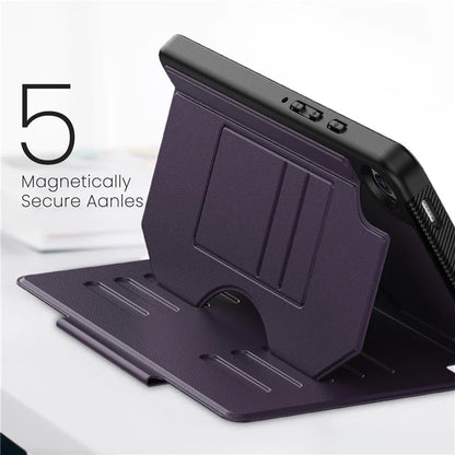 For Samsung Galaxy Tab A9+ SM-X210 / X216 / X218 Case 5-Level Stand Pen Slot Tablet Cover