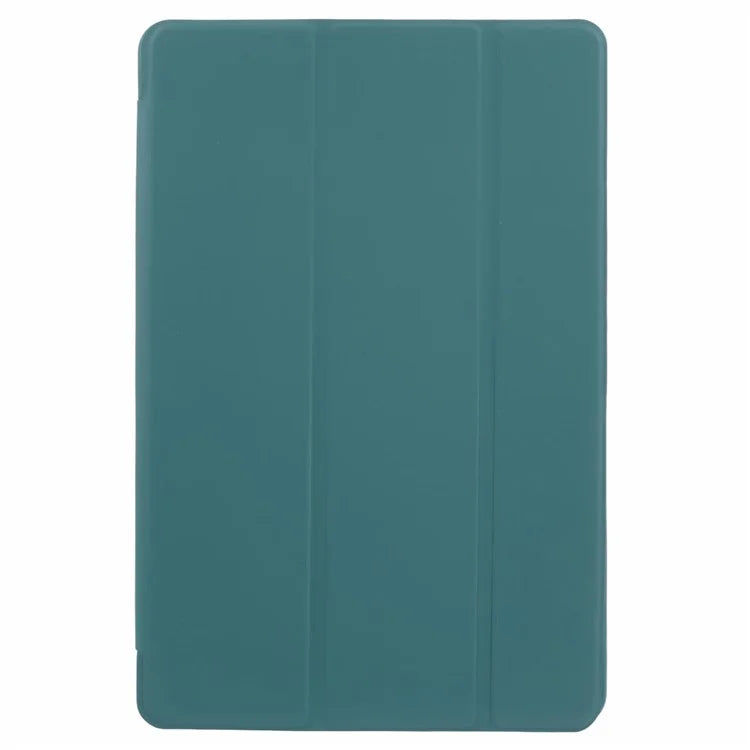 For Lenovo Tab M11 / Xiaoxin Pad 11 2024 Case Leather+Silicone Tri-fold Stand Shell Tablet Cover