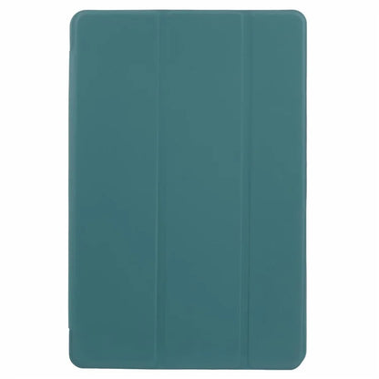 For Lenovo Tab M11 / Xiaoxin Pad 11 2024 Case Leather+Silicone Tri-fold Stand Shell Tablet Cover