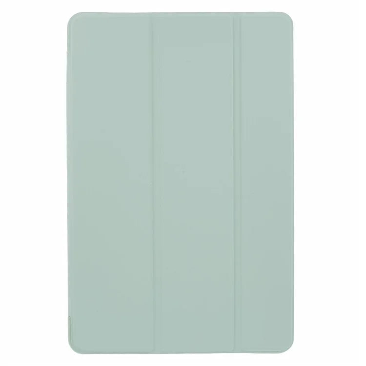 For Lenovo Tab M11 / Xiaoxin Pad 11 2024 Case Leather+Silicone Tri-fold Stand Shell Tablet Cover