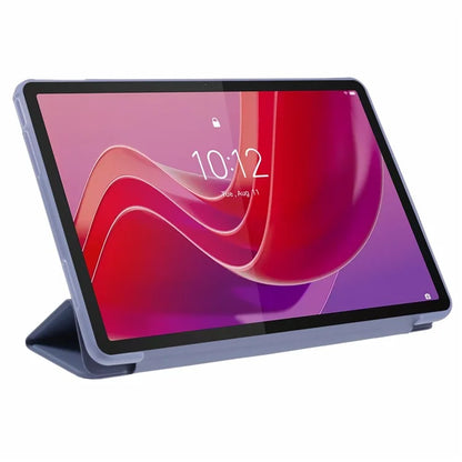 For Lenovo Tab M11 / Xiaoxin Pad 11 2024 Case Leather+Silicone Tri-fold Stand Shell Tablet Cover