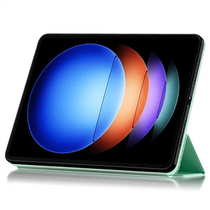 For Xiaomi Pad 6S Pro 12.4 Case Trifold Stand PU Leather Tablet Protective Cover
