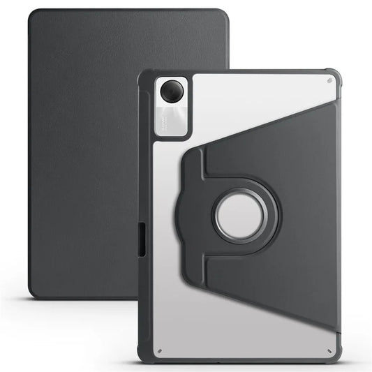For Xiaomi Redmi Pad SE Case Leather Rotating Stand Tablet Cover Auto Sleep / Wake