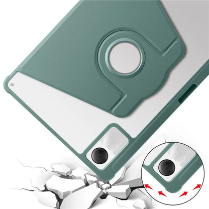 For Xiaomi Redmi Pad SE Case Leather Rotating Stand Tablet Cover Auto Sleep / Wake
