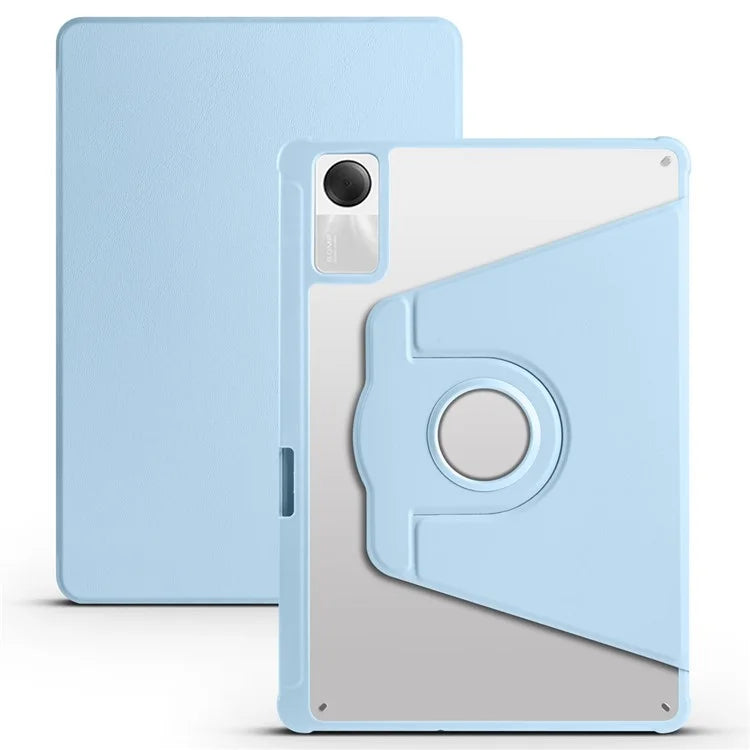 For Xiaomi Redmi Pad SE Case Leather Rotating Stand Tablet Cover Auto Sleep / Wake