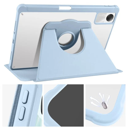 For Xiaomi Redmi Pad SE Case Leather Rotating Stand Tablet Cover Auto Sleep / Wake