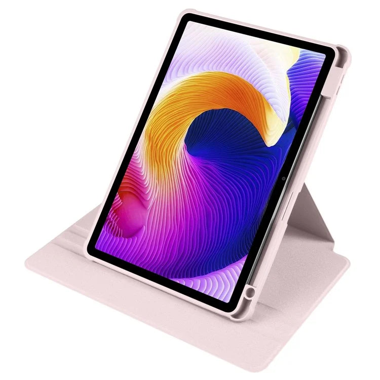 For Xiaomi Redmi Pad SE Case Leather Rotating Stand Tablet Cover Auto Sleep / Wake