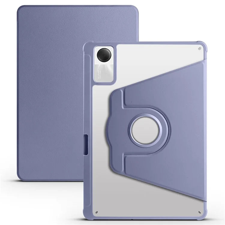 For Xiaomi Redmi Pad SE Case Leather Rotating Stand Tablet Cover Auto Sleep / Wake