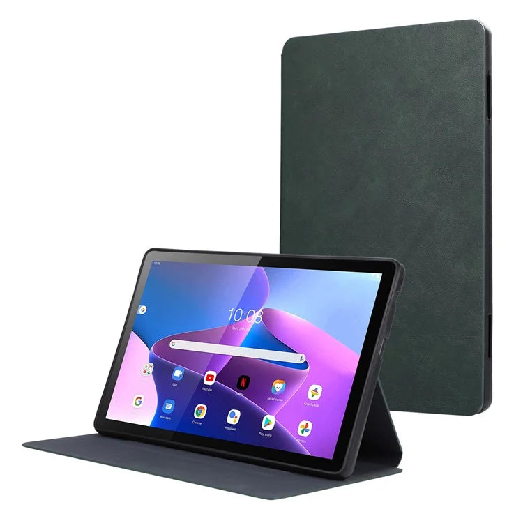 For Lenovo Tab M10 (Gen 3) Case Folding Stand PU Leather + TPU Tablet Cover