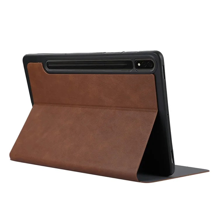 For Samsung Galaxy Tab S9+ / Tab S9 FE+ Stand Case Minimalist Leather Tablet Cover