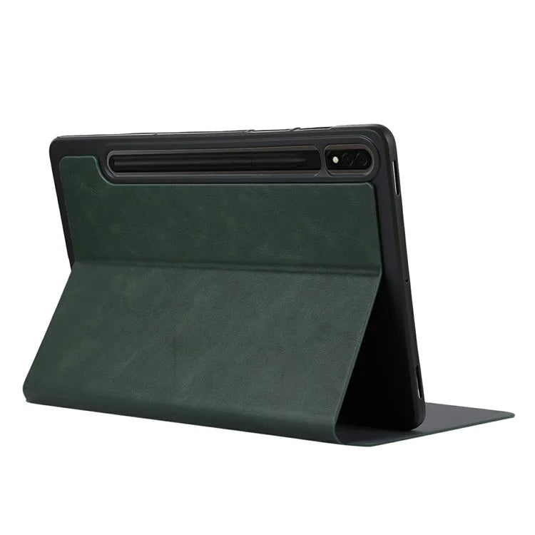 For Samsung Galaxy Tab S9+ / Tab S9 FE+ Stand Case Minimalist Leather Tablet Cover
