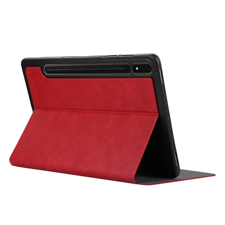 For Samsung Galaxy Tab S9+ / Tab S9 FE+ Stand Case Minimalist Leather Tablet Cover