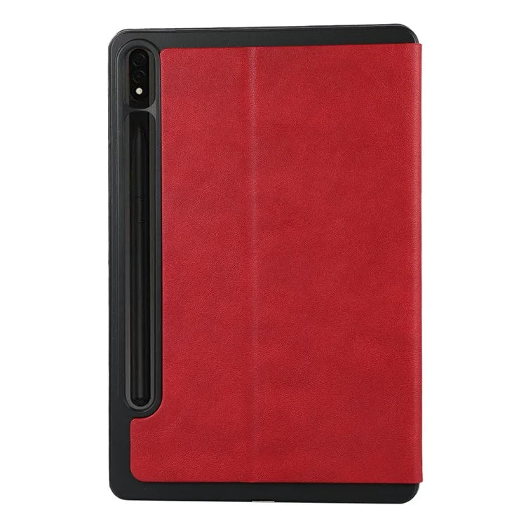 For Samsung Galaxy Tab S9+ / Tab S9 FE+ Stand Case Minimalist Leather Tablet Cover