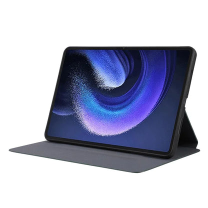 For Xiaomi Pad 6 Leather Case Foldable Stand Inner Soft TPU Tablet Cover