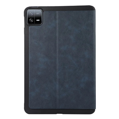 For Xiaomi Pad 6 Leather Case Foldable Stand Inner Soft TPU Tablet Cover