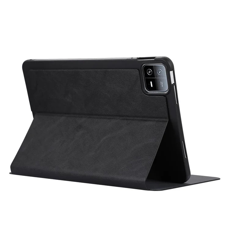 For Xiaomi Pad 6 Leather Case Foldable Stand Inner Soft TPU Tablet Cover