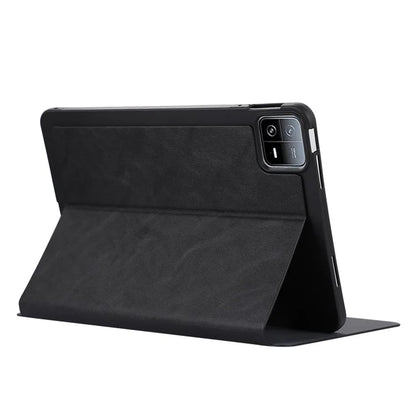 For Xiaomi Pad 6 Leather Case Foldable Stand Inner Soft TPU Tablet Cover