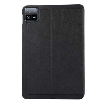 For Xiaomi Pad 6 Leather Case Foldable Stand Inner Soft TPU Tablet Cover