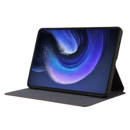 For Xiaomi Pad 6 Leather Case Foldable Stand Inner Soft TPU Tablet Cover