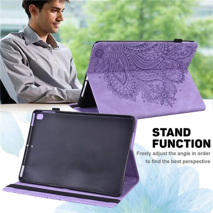 For Lenovo Tab M11 / Xiaoxin Pad 11 2024 Case Flower Pattern PU Leather Stand Tablet Cover