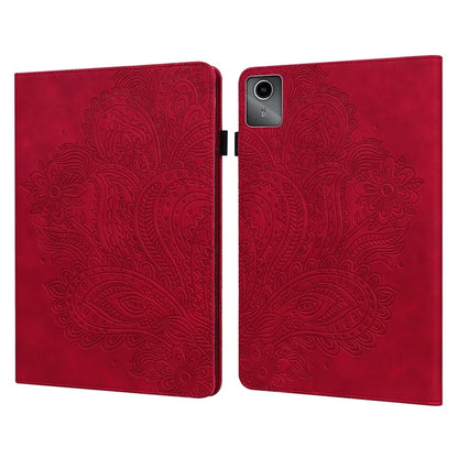 For Lenovo Tab M11 / Xiaoxin Pad 11 2024 Case Flower Pattern PU Leather Stand Tablet Cover