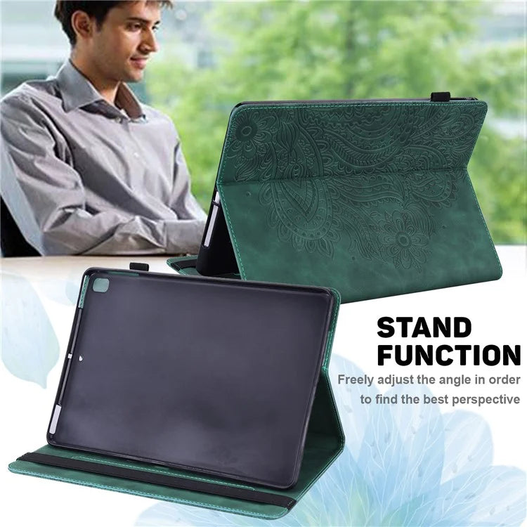 For Lenovo Tab M11 / Xiaoxin Pad 11 2024 Case Flower Pattern PU Leather Stand Tablet Cover