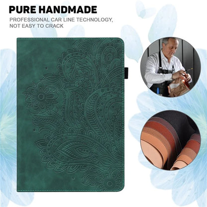 For Lenovo Tab M11 / Xiaoxin Pad 11 2024 Case Flower Pattern PU Leather Stand Tablet Cover
