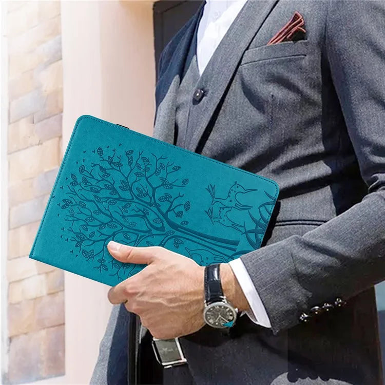 For Lenovo Tab M11 / Xiaoxin Pad 11 2024 Leather Case Tree Deer Pattern Stand Tablet Cover
