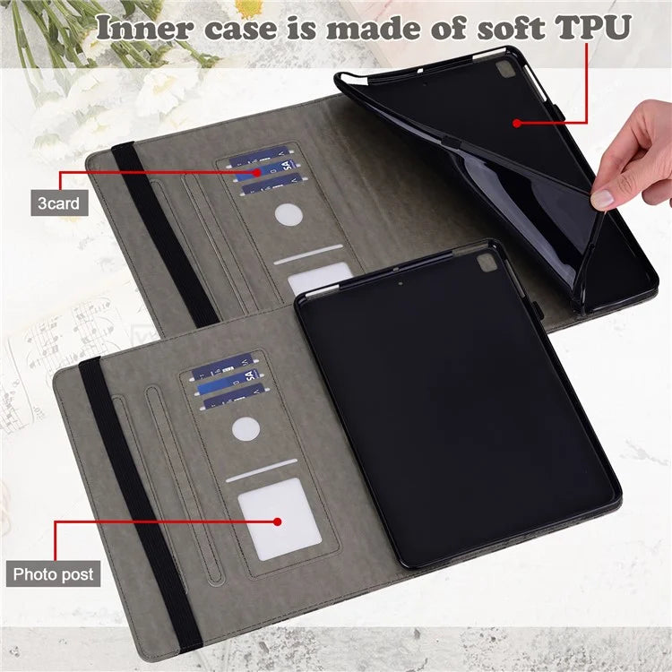 For Lenovo Tab M11 / Xiaoxin Pad 11 2024 Leather Case Tree Deer Pattern Stand Tablet Cover