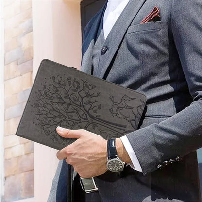 For Lenovo Tab M11 / Xiaoxin Pad 11 2024 Leather Case Tree Deer Pattern Stand Tablet Cover