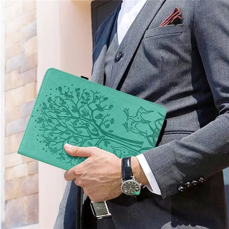 For Lenovo Tab M11 / Xiaoxin Pad 11 2024 Leather Case Tree Deer Pattern Stand Tablet Cover
