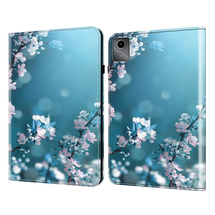 For Lenovo Tab M11 / Xiaoxin Pad 11 2024 Case PU Leather Pattern Stand Tablet Cover
