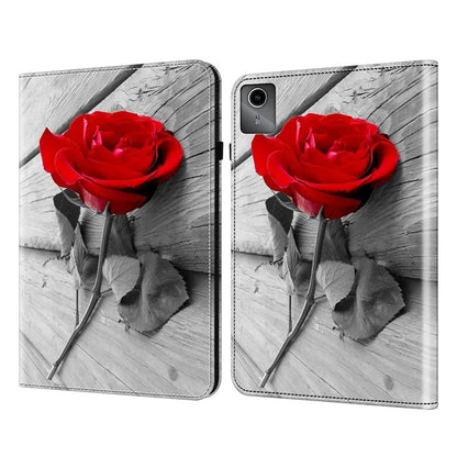 For Lenovo Tab M11 / Xiaoxin Pad 11 2024 Case PU Leather Pattern Stand Tablet Cover