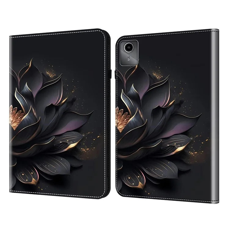 For Lenovo Tab M11 / Xiaoxin Pad 11 2024 Case PU Leather Pattern Stand Tablet Cover