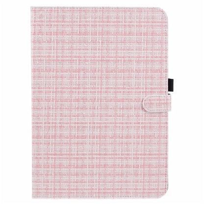 For Xiaomi Pad 6S Pro 12.4 Woven Pattern Tablet Case PU Leather Flip Stand Cover