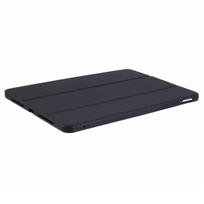 For Xiaomi Pad 6S Pro 12.4 Case Tri-fold Stand Shell PU Leather+Silicone Tablet Cover
