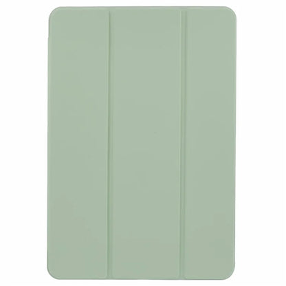 For Xiaomi Pad 6S Pro 12.4 Case Tri-fold Stand Shell PU Leather+Silicone Tablet Cover