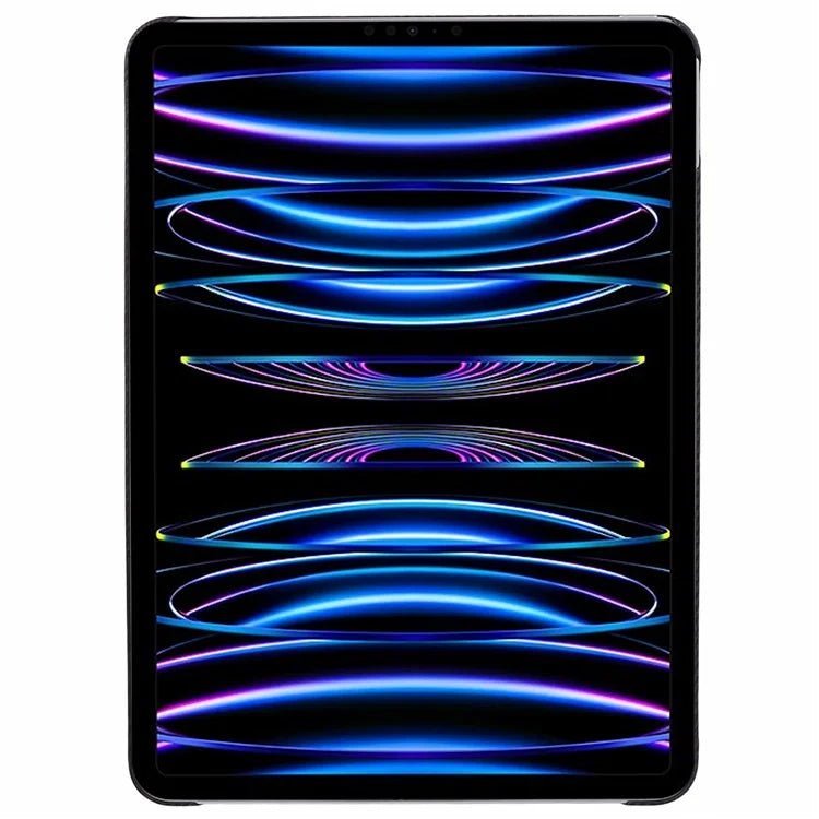 For iPad Pro 11-inch (2018) / (2020) / (2021) / (2022) Black Case 600D Fine Texture Aramid Fiber Scratch-Proof Tablet Cover