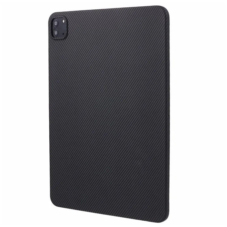 For iPad Pro 11-inch (2018) / (2020) / (2021) / (2022) Black Case 600D Fine Texture Aramid Fiber Scratch-Proof Tablet Cover