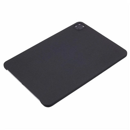 For iPad Pro 11-inch (2018) / (2020) / (2021) / (2022) Black Case 600D Fine Texture Aramid Fiber Scratch-Proof Tablet Cover