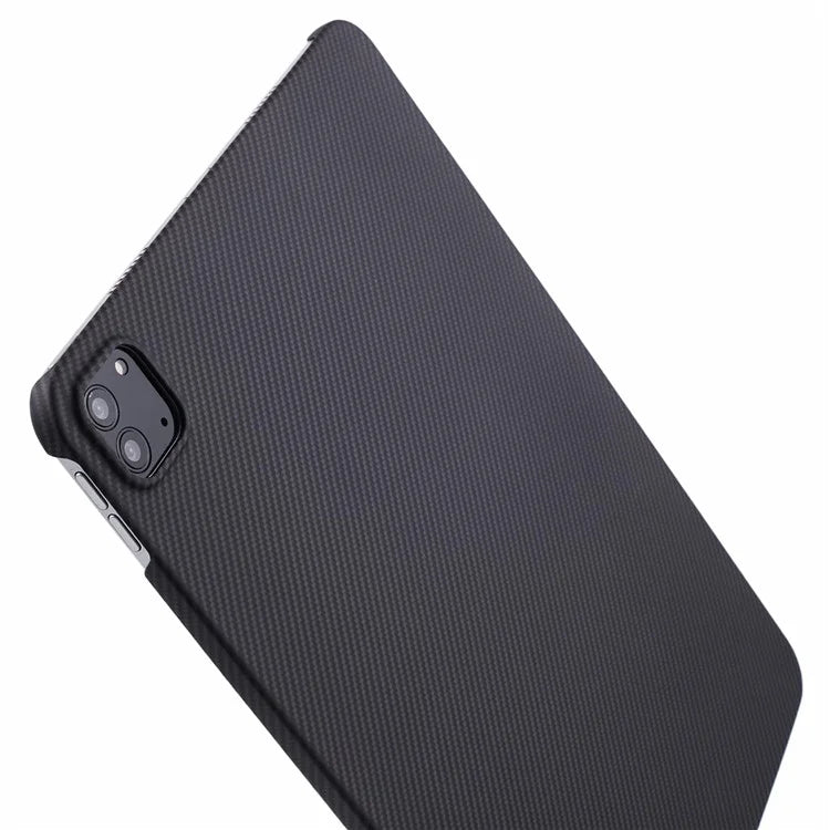 For iPad Pro 11-inch (2018) / (2020) / (2021) / (2022) Black Case 600D Fine Texture Aramid Fiber Scratch-Proof Tablet Cover