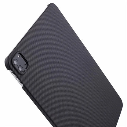 For iPad Pro 11-inch (2018) / (2020) / (2021) / (2022) Black Case 600D Fine Texture Aramid Fiber Scratch-Proof Tablet Cover