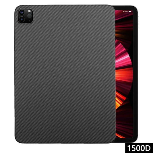 For iPad Pro 11-inch (2018) / (2020) / (2021) / (2022) Aramid Fiber Case 1500D Coarse Texture Tablet Cover, Black