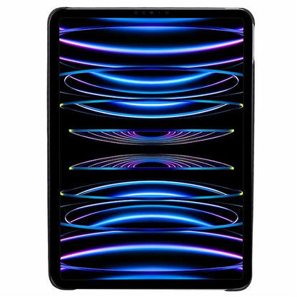For iPad Pro 11-inch (2018) / (2020) / (2021) / (2022) Aramid Fiber Case 1500D Coarse Texture Tablet Cover, Black