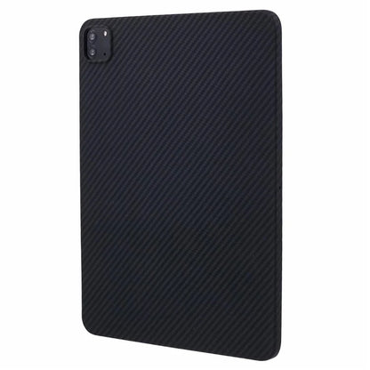 For iPad Pro 11-inch (2018) / (2020) / (2021) / (2022) Aramid Fiber Case 1500D Coarse Texture Tablet Cover, Black